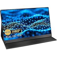 モバイルモニター EVICIV 最新版 モバイルディスプレイ 15.6インチ ゲームモニター IPS液晶パネル 薄型 軽量 USB Type-C/標準HDMI/mini DP スタンドカバー PS4/XBOX/Switch/PC/Macなど対応 EVC-1506