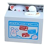 Just Us自動動物Stealingコインお金貯金箱コインペニーセント保存ボックスToy for Kids Children Present Gift XS-MOUSE