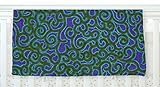 KESS InHouse NL Designs Swirling Vines Blue Green Fleece Baby Blanket 40 x 30 [並行輸入品]