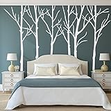 Totoro and friends Vinyl Wall Art Decal Nursery Wall Sticker Chibi Totoro Wall Decal(43"h x44"w, Bla