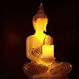 DFL Buddha Flameless Led Wax Led Candle [並行輸入品]