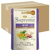 Nutro シュプレモ ウェット ゼリータイプ 成犬用 全犬種用 35g×96袋 パウチ 少量使い切り 総合栄養食 ドッグフード 犬 ケース買い 大容量 厳選自然素材 香料・着色料 無添加 ニュートロ