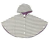 Osoto baby UVベビーリバーシブルポンチョ グレー 95cm