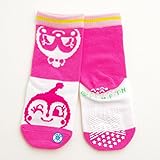 アンパンマン　ドキンちゃん バイキンマン スベリ止メ付きソックス・靴下 （1871-773-09-12-190-700） (12-15cm, ピンク)