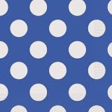 Royal Blue Dots Napkins - by Unique Party