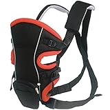 Allis 3-in-1 Baby Carrier Backpack Sling (Red/Black) by Allis