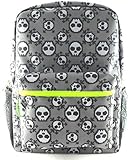 Skull Print Large Boys School Backpack 16 Inch [並行輸入品]