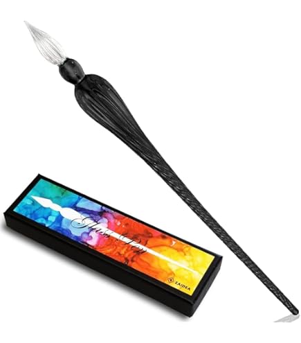 Amazon | Hmmm!? ガラスペン ラメインクとガラスのつけペン ミルク