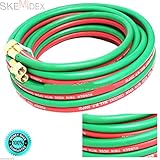 skemidex --- 200psi 50 ft x 1 / 4 "酸素アセチレンツイン溶接ホース、ホーム/ビジネス溶接機。この溶接ホースは理想の溶接と切断のアプリケーションで使用の工場Shipya