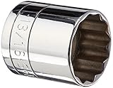 SK Hand Tool 45126 12 Point 3/8-Inch Drive Standard Socket, 13/16-Inch, Chrome [並行輸入品]