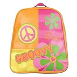ステファンジョセフ【ハリウッドスター&セレブ御用達】女の子用GO-GO BAGピースマーク＆フラワーリュック,バックパック,花柄かばん,バッグ,通園・通学バッグ,Stephen Joseph,遠足【並