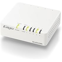 (未使用･未開封品)　エレコム スイッチングハブ ギガビット 5ポート AC電源 EHC-G05PA-B-K kmdlckf Amazon | エレコム スイッチングハブ ギガビット対応 5ポート