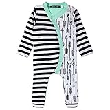 MIOIM ベビー服 かわいい 矢印柄 ロンパース 長袖 キッズ 男の子 女の子 ボーダー柄 Ｔシャツ 男女兼用 Tシャツパンツ カバーオール