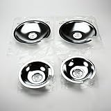 Jenn Air範囲Cooktop Drip Pan 4のセット、( 2 ) 715877 & ( 2 ) 715878