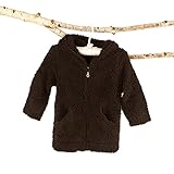 ベアフット ドリームス (Barefoot Dreams) ベビー用パーカーBamboochic S（6～12か月) エスプレッソ [並行輸入品]