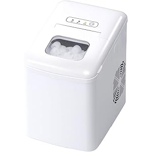 UP STORE 高速製氷機 最短6分 1日12kg 水を入れて ボタンを押すだけで面白いように氷が出来る パワフル氷製…