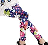 Plus Nao(プラスナオ) レギンス スパッツ ボトムス 10分丈 キッズ 子供 服 子ども こども 女の子 女児 動きやすい カジュアル 花柄 フラワ 140 C