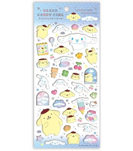 Amazon.co.jp: ポムポムプリン[シール]4サイズステッカー/14641