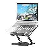 JUANWEノートパソコンスタンド ノートPCスタンド 折りたたみ式 無段階高さ&角度調整可能 PCスタンド放熱