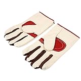 Giantree キャンバス手袋、太いクロスグレインキャンバス保護作業手袋耐摩耗滑り止め