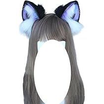 Maimyoon コスプレ衣装 オオカミ　ネコ耳 Amazon.co.jp: 狼 三角 もふもふ耳 オオカミ耳 犬 イヌ耳