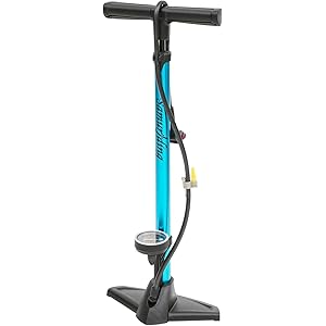 Samuriding 自転車 空気入れ 仏式 米式 英式 ロードバイク クロスバイク フロアポンプ エアゲージ付