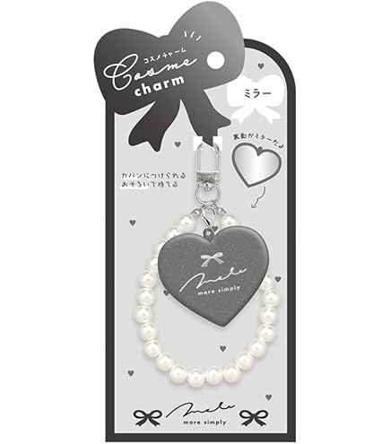 Amazon.co.jp: カミオジャパン ミラー コスメチャームハートミラー