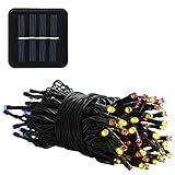 Outop ( TM )ソーラーアウトドアライトウォームライト72 ft 200 LED防水クリスマス文字列ライトパティオ芝生、風景照明、クリスマス、休日、パーティー、ウェディング、ベッドルームデコレ