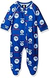 NBA Infant 76ers Sleepwear All Over Print Zip Upカバーオール、24か月、ブルー