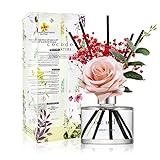 COCODOR ココドール ローズフラワーディフューザーブラックチェリー(Black Cherry) 200ml リードディフューザー スティック付き ルームフレグランス 芳香剤 部屋用 ギフトプレゼント