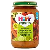 Hipp Organic Wholemeal Spaghetti with Mediterranean Vegetables 7mth+ (190g) 地中海野菜7Mth +とヒップ有機全粒スパゲッテ