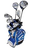 Callaway ゴルフ 2018ジュニアゴルフセットブルーバッグ[並行輸入] (Level 3: 7 Piece Set, Height Range 54-61, 左)