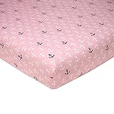 Sadie & Scout Girl Anchor Crib Sheet