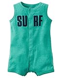 カーターズ Carter's ロンパース 前開き 袖なし 綿60% ポリエステル40% Snap-Front Snow Yarn Romper 9M (67-72cm) [並行輸入品]