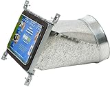 Speedi-Boot SBH-6107 FB 6-Inch Width by 10-Inch Length to 7-Inch Diameter 45-Degree Register Vent Bo