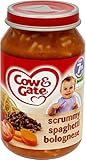 Cow & Gate Scrummy Spaghetti Bolognese 7mth+ (200g) 牛とゲートscrummyスパゲティボロネーゼ7Mth + （ 200グラム）