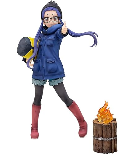 Amazon | ゆるキャン△ 斉藤恵那&ちくわ 1/7スケール プラスチック製 