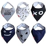 Baby Bandana Drool Bibs | THE DUDE Set For Boy by Oak & Navy ... by Oak & Navy