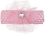 MANDY ヘアバンド&ビッグチュチュ ラインストーン フラワーライトピンク&ライトピンク