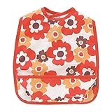 (チャックル) chuckle *ママトンネ*お花柄食事用エプロン【日本製】 レッド サイズなし Y8160-00-21