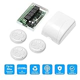 OWSOO 433Mhz 4CH 10A無線RFりモーコンスイッチ3個+1PCS 4キーRFトランスミッタ 1527チップ