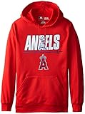 MLB Los Angeles Angelsメンズsa2フリースパーカー M レッド