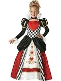 InCharacter Costumes Girls Queen of Hearts Costume Black/Red 10 [並行輸入品]