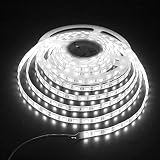 5M LED 4000Kフレキシブルライトストリップ、300ユニットSMD 3528 LED、24V DC、IP20 LEDリボン、DIYクリスマスホリデーホームキッチンカーバー