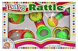 理想的なおもちゃマルチカラーBaby Rattle Toy for Kids Age 3か月& Above – 12 x 8インチ