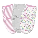 SwaddleMe Original Swaddle 3-PK, Ellie Flower (SM) by SwaddleMe