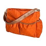 Trend Lab Orange Crinkle Tote Diaper Bag, Orange by Trend Lab [並行輸入品]