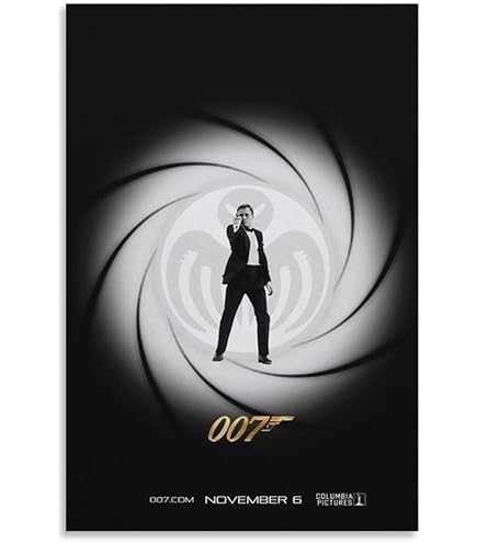 Amazon.co.jp: 【フレーム付-黒-】 映画ポスター 007 カジノロワイヤル