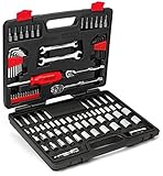 Powerbuilt 640744 SAE and Metric Mechanics Tool Set 101 Piece [並行輸入品]