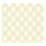 York Wallcoverings WA7713 Waverly Classics Hampton Trellis Wallpaper, Ecru/Buff [並行輸入品]